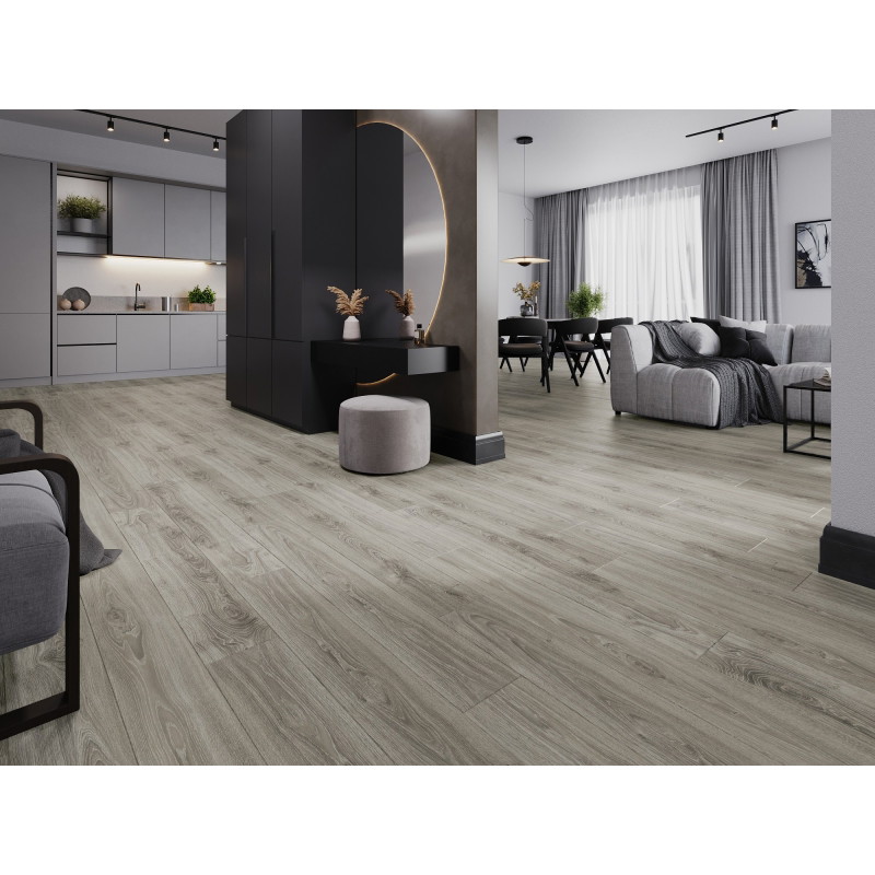 Mexen Silver Creek δείγμα πάνελ βινυλίου SPC 6,5 mm, υπόστρωμα IXPE 1,5 mm, 4 V-Fuga, Δρυς