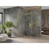 Mexen Omega cabine de douche coulissante 120 x 90 cm, transparente, dorée - 825-120-090-50-00