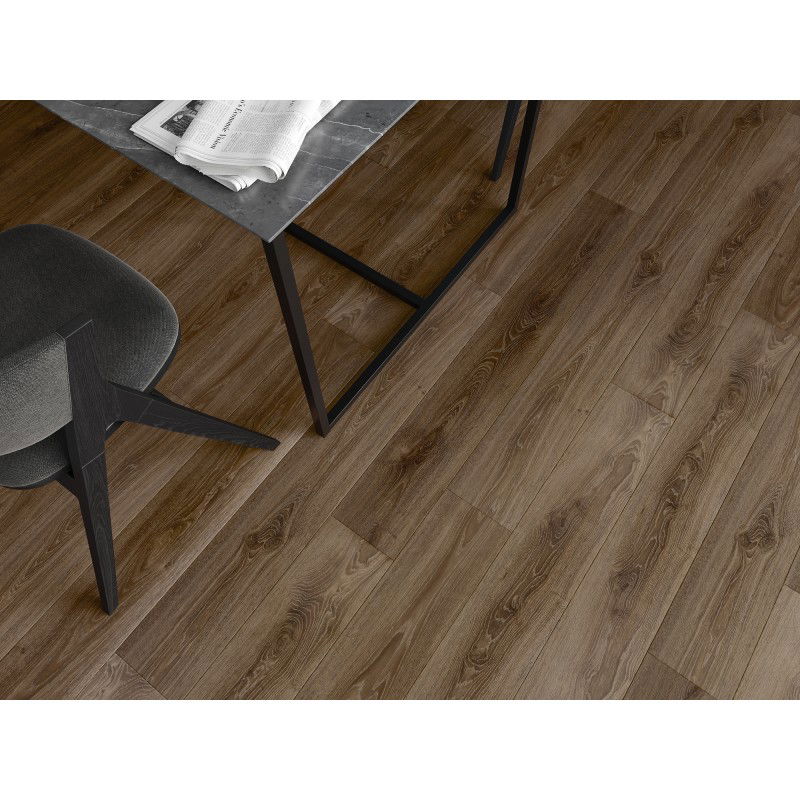 Mexen San Juan muestra de paneles de vinilo 1240 x 182 mm SPC 6,5 mm, base IXPE 1,5 mm, 4 V-Fuga, Roble - F1049-S