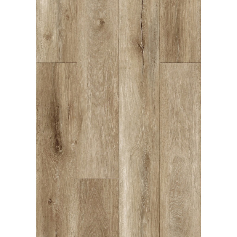 Mexen Long Creek δείγμα πάνελ βινυλίου SPC 6,5 mm, υπόστρωμα IXPE 1,5 mm, 4 V-Αυλάκι, Δρυς