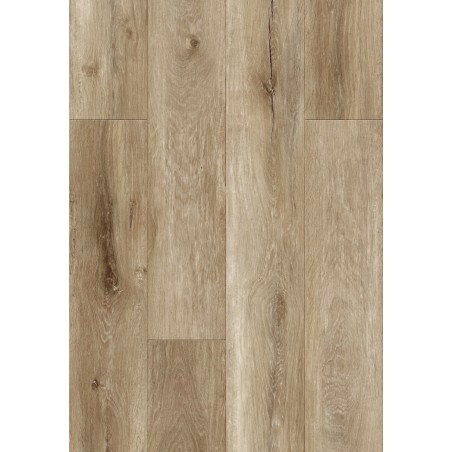 Mexen Long Creek δείγμα πάνελ βινυλίου SPC 6,5 mm, υπόστρωμα IXPE 1,5 mm, 4 V-Αυλάκι, Δρυς