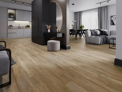 Mexen Long Creek Muster von Vinylpaneelen 1240 x 182 mm SPC 6,5 mm, IXPE Unterlage 1,5 mm, 4 V-Fuge, Eiche - F1050-S