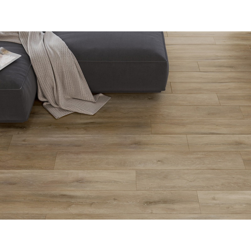 Mexen Long Creek vzorec vinilnih plošč SPC 6,5 mm, podloga IXPE 1,5 mm, 4 V-rež, hrast - F1050-S