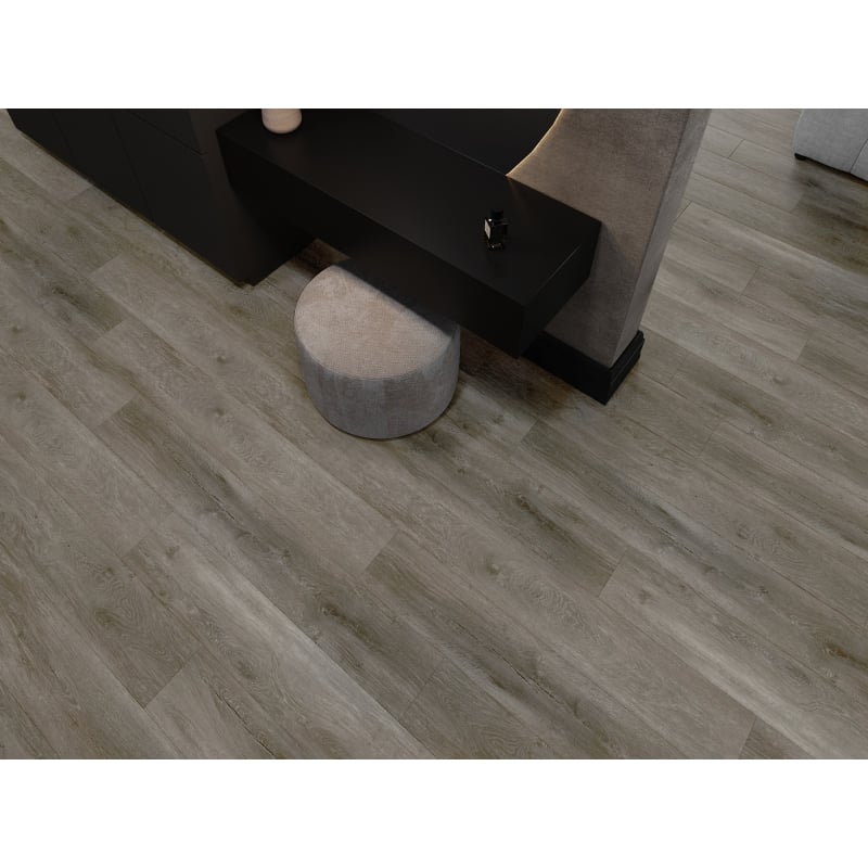 Mexen Sherwood sample of SPC vinyl panels 6.5 mm, IXPE underlay 1.5 mm, 4 V-groove, Oak - F1051-S