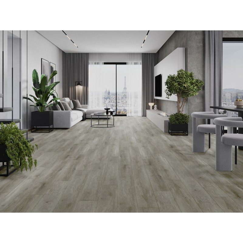 Mexen Riverdale próbka paneli winylowych SPC 6,5 mm, podkład IXPE 1,5 mm, 4 V-Fuga, Dąb - F1052-S