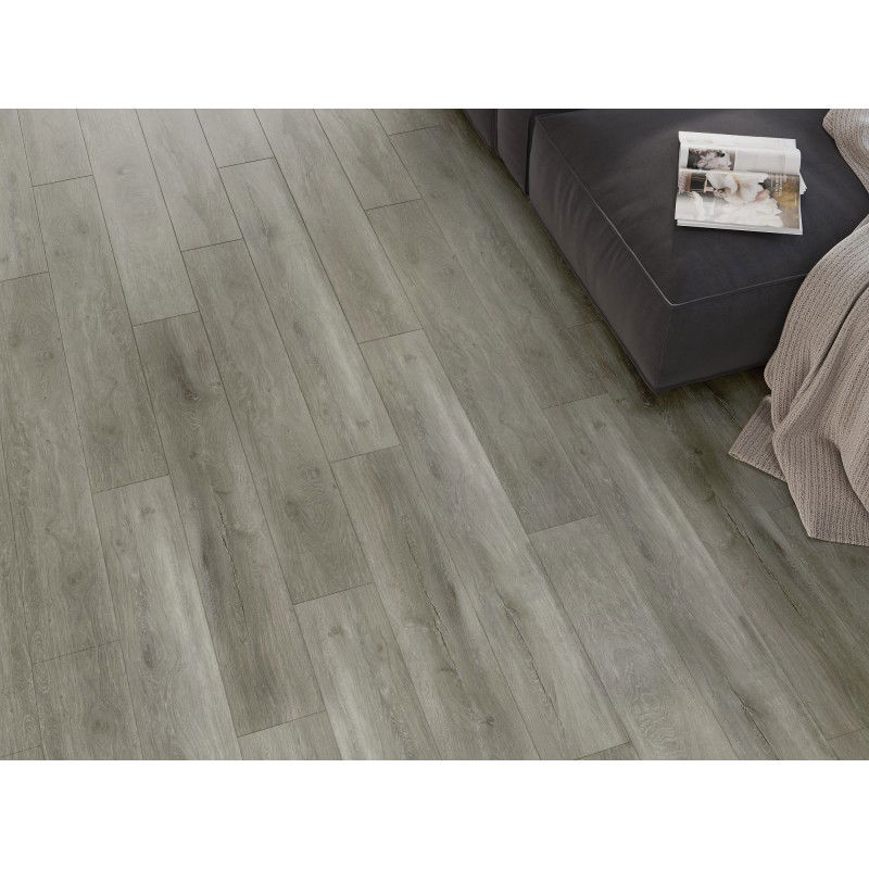 Mexen Riverdale campione di pannelli vinilici 1240 x 182 mm SPC 6,5 mm, sottostrato IXPE 1,5 mm, 4 V-Fuga, Rovere - F1052-S