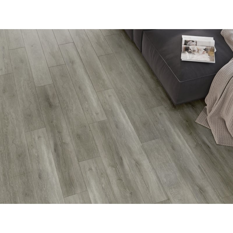 Mexen Riverdale SPC Vinyl Panel Sample 6.5 mm, IXPE Underlay 1.5 mm, 4 V-Groove, Oak - F1052-S
