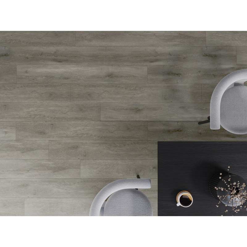 Mexen Riverdale vzorec vinilnih plošč SPC 6,5 mm, IXPE podloga 1,5 mm, 4 V-reža, hrast - F1052-S