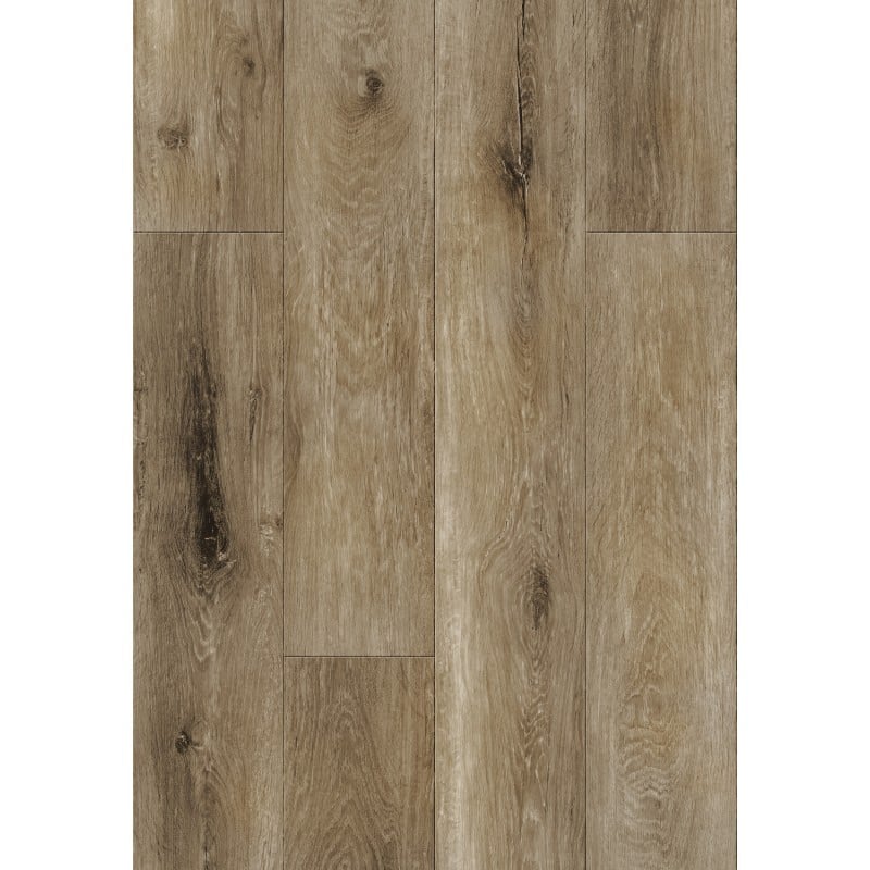 Mexen Clermont Muster für Vinylbodenpaneele 1240 x 182 mm SPC 6,5 mm, IXPE Unterlage 1,5 mm, 4-seitige V-Fuge, Eiche - F1053-S