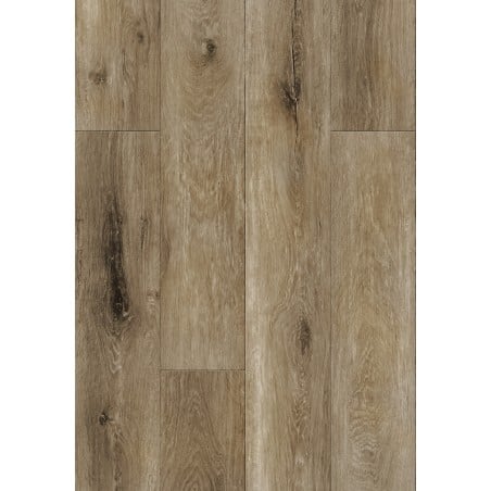 Mexen Clermont Muster für Vinylbodenpaneele 1240 x 182 mm SPC 6,5 mm, IXPE Unterlage 1,5 mm, 4-seitige V-Fuge, Eiche - F1053-S