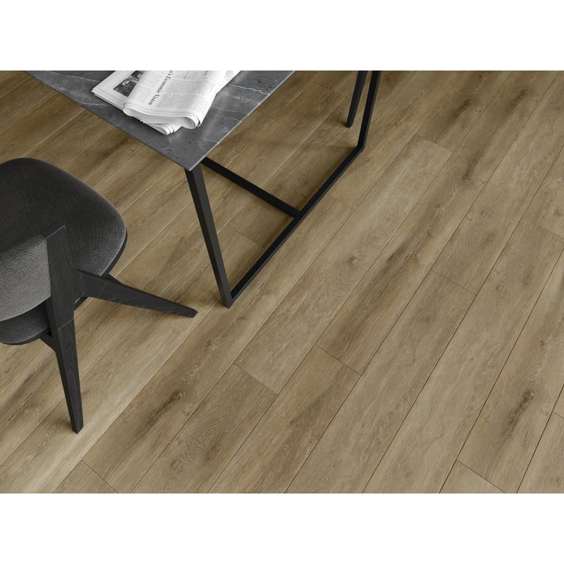 Mexen Clermont monster van vinylpanelen 1240 x 182 mm SPC 6,5 mm, onderlaag IXPE 1,5 mm, 4 V-groef, Eik - F1053-S