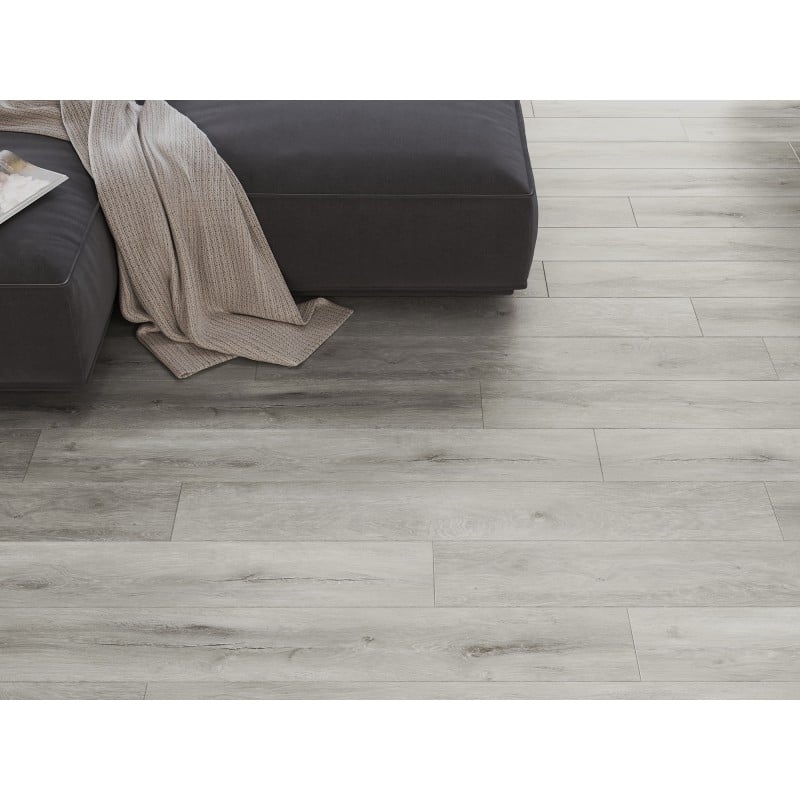 Mexen Boone monster van SPC-vinylpanelen 6,5 mm, IXPE-onderlaag 1,5 mm, 4-zijdige V-groef, Eik - F1054-S