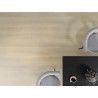Mexen Charlotte δείγμα πάνελ βινυλίου SPC 6,5 mm, υπόστρωμα IXPE 1,5 mm, 4 V-Fuga, Δρυς