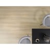 Mexen Kinston Mustermaterial für Vinylböden 1240 x 182 mm SPC 6,5 mm, IXPE Unterlage 1,5 mm, 4 V-Fuge, Eiche - F1057-S