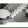 Mexen Eris vrijstaand bad 180 x 95 cm, wit/zwart, witte overloop - 53441809575-20