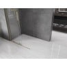 Mexen Velar L paroi de douche coulissante Walk-in 110 x 200 cm, transparent 8 mm, doré - 871-110-003-03-50