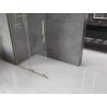 Mexen Velar L ścianka prysznicowa rozsuwana Walk-in 120 x 200 cm, transparent 8 mm, złota - 871-120-003-03-50