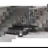 Mexen Velar L Duschwand Schiebbar Walk-in 120 x 200 cm, transparent 8 mm, gold - 871-120-003-03-50