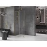 Mexen Velar L libisev dušisein Walk-in 110 x 200 cm, läbipaistev 8 mm, kuldne - 871-110-003-03-50