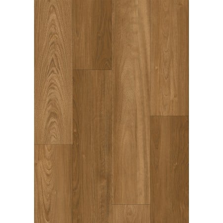 Mexen Overland Park échantillon de panneau vinyle 1240 x 182 mm SPC 6,5 mm, support IXPE 1,5 mm, 4 V-Fuge, Jatoba - F1067-S
