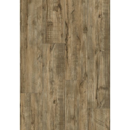 Mexen El Paso  échantillon de panneaux vinyles SPC 6,5 mm, sous-couche IXPE 1,5 mm, 4 V-Fuga, Noyer - F1069-S