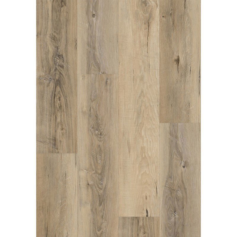 Mexen Fresno Probe von Vinylpaneelen 1240 x 182 mm SPC 6,5 mm, IXPE-Unterlage 1,5 mm, 4 V-Fugen, Nussbaum - F1074-S