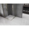 Mexen Velar L Duo cabine de douche coulissante 80 x 80 cm, transparente, or - 871-080-080-02-03-50