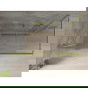 Mexen Omega Schiebetür-Duschkabine 140 x 80 cm, transparent, gold - 825-140-080-50-00