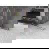 Mexen Velar L Duo douchecabine schuif 90 x 90 cm, transparant, goud geborsteld - 871-090-090-02-03-55