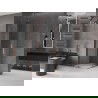 Mexen Velar L Duo schuifbare douchecabine 90 x 90 cm, transparant, roze goud - 871-090-090-02-03-60