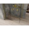 Mexen Omega liuglev dušikabiin 140 x 70 cm, läbipaistev, kuldne - 825-140-070-50-00