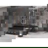 Mexen Velar L Duo Duschkabine zum Schieben 100 x 100 cm, transparent, gebürstetes Kupfer - 871-100-100-02-03-65