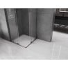 Mexen Velar L Duo Schiebedusche 90 x 90 cm, transparent, gebürstet gun gray - 871-090-090-02-03-66