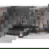 Mexen Velar L Duo Duschkabine, verschiebbar, 80 x 80 cm, transparent, gebürstetes Gun Gray - 871-080-080-02-03-66