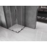 Mexen Velar L Duo Schiebedusche 90 x 90 cm, transparent, gebürstet gun gray - 871-090-090-02-03-66