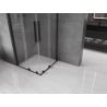 Mexen Velar L Duo cabine de douche coulissante 90 x 90 cm, transparent, noir - 871-090-090-02-03-70