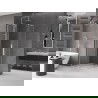 Mexen Velar L Duo Schiebeduschkabine 90 x 90 cm, transparent, gebürstetes Nickel - 871-090-090-02-03-97