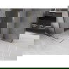 Mexen Velar L Duo verschuifbare douchecabine 100 x 100 cm, ijsbloem, goud - 871-100-100-02-33-50
