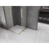 Mexen Velar L Duo kabina prysznicowa rozsuwana 90 x 90 cm, szron, złota szczotkowana - 871-090-090-02-33-55