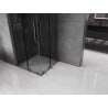 Mexen Velar L Duo kabina prysznicowa rozsuwana 100 x 100 cm, grafit, gun metal - 871-100-100-02-43-95