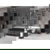 Mexen Velar L Duo Duschkabine Schiebetür 80 x 80 cm, Graphit, Chrom - 871-080-080-02-43-01