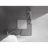 Mexen Velar L Duo cabine de douche coulissante 80 x 80 cm, graphite, chromé - 871-080-080-02-43-01