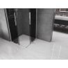Mexen Velar L Duo cabine de douche coulissante 90 x 90 cm, graphite, chrome - 871-090-090-02-43-01