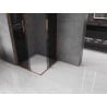 Mexen Velar L Duo sliding shower cabin 80 x 80 cm, graphite, rose gold - 871-080-080-02-43-60