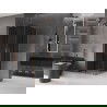 Mexen Velar L Duo Duschkabine schiebbar 100 x 100 cm, Graphit, gebürstetes Kupfer - 871-100-100-02-43-65