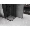 Mexen Velar L Duo Sliding Shower Cabin 80 x 80 cm, Graphite, Black - 871-080-080-02-43-70