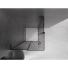 Mexen Velar L Duo drsna tuš kabina 100 x 100 cm, grafit, črna - 871-100-100-02-43-70