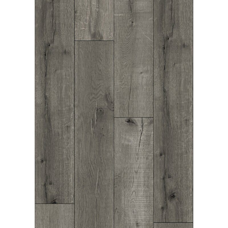 Mexen Grand Rapids échantillon de panneaux vinyles 1240 x 182 mm SPC 6,5 mm, sous-couche IXPE 1,5 mm, 4 V-Fuge, Chêne - F1112-S