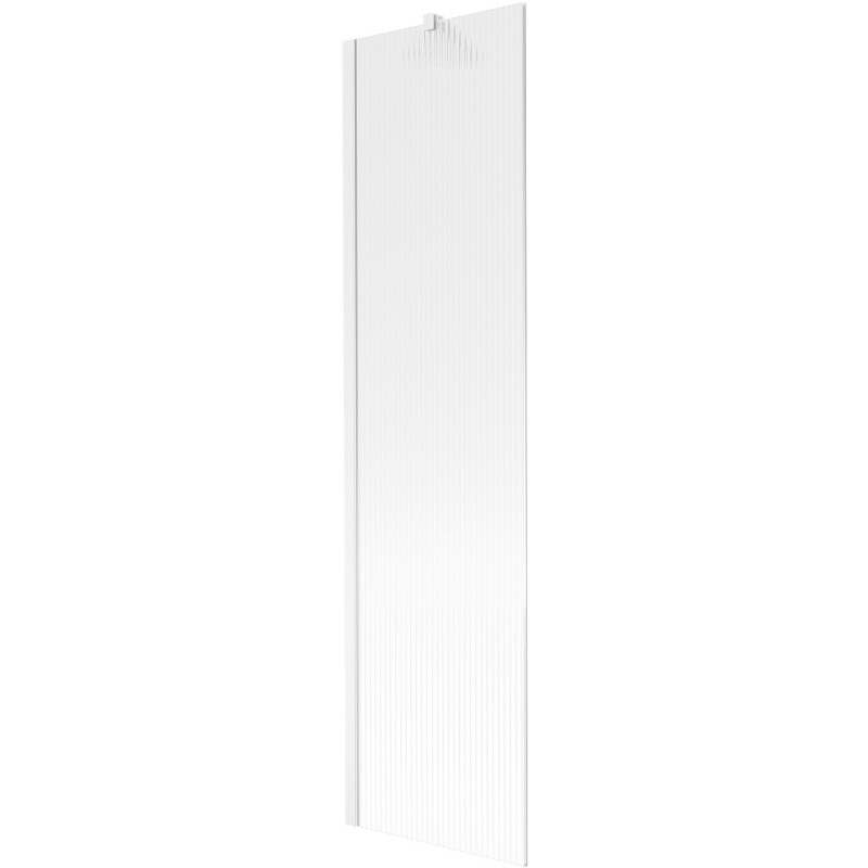 Mexen Next paravan za kadu s jednim krilom 50 x 150 cm, pruge, bijeli - 895-050-000-00-09-20