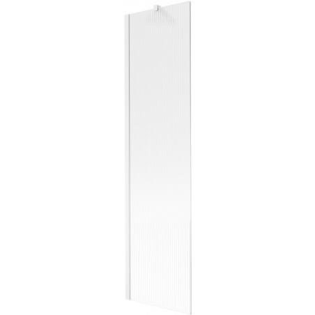 Mexen Next yksiosainen suihkuseinä 50 x 150 cm, raidat, valkoinen - 895-050-000-00-09-20